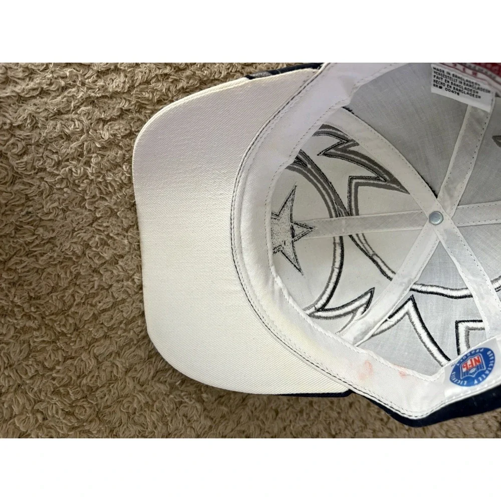 Vintage 90s Dallas Cowboys American Needle SharkTooth Embroidery Snap Back